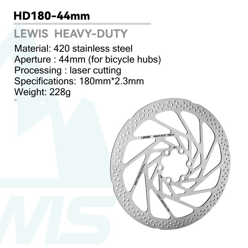 Lewis HEAVY DUTY Disc Brake Rotor 2.3mm Thick For Mountain Bike