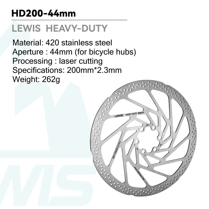 Lewis HEAVY DUTY Disc Brake Rotor 2.3mm Thick For Mountain Bike