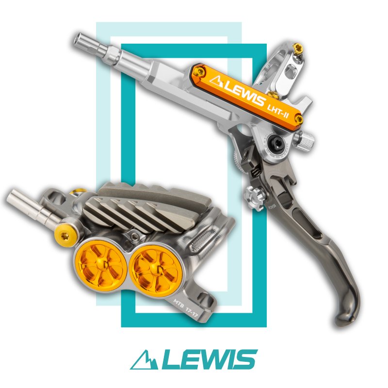 Lewis LHT-II Pistons 4x17mm Titanium Monoblock Caliper
