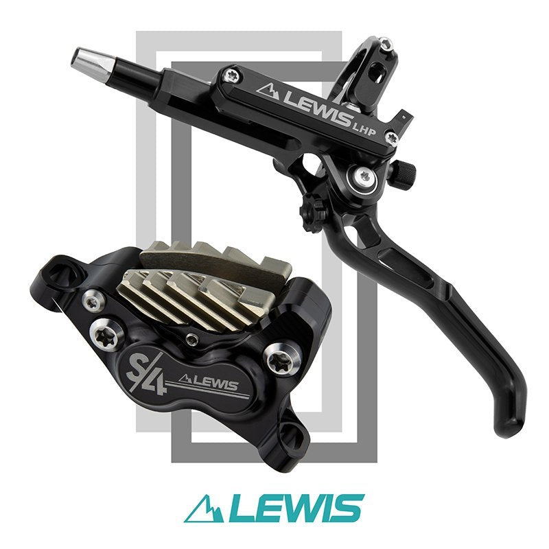 Lewis Brake LHP-S4 4-Piston with Cooling Fins