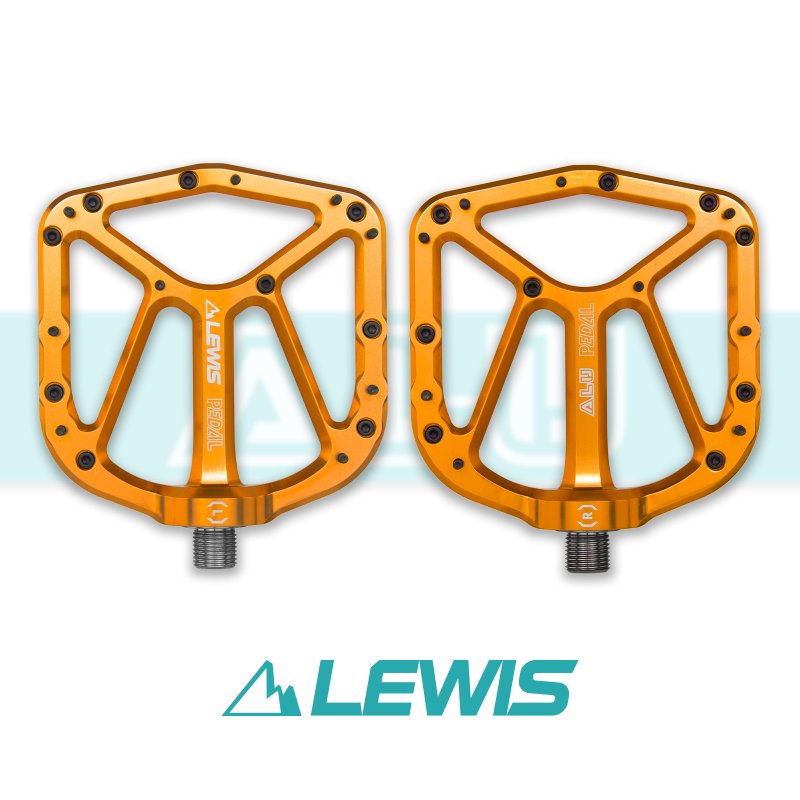 Lewis Aluminum Pedals Ridge