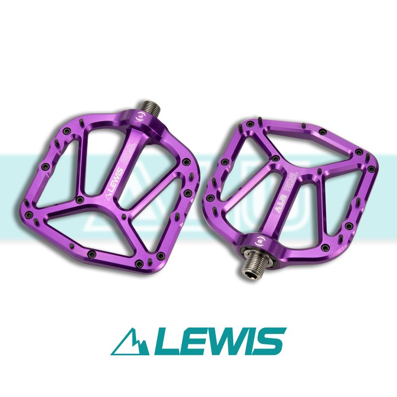 Lewis Aluminum Pedals Ridge