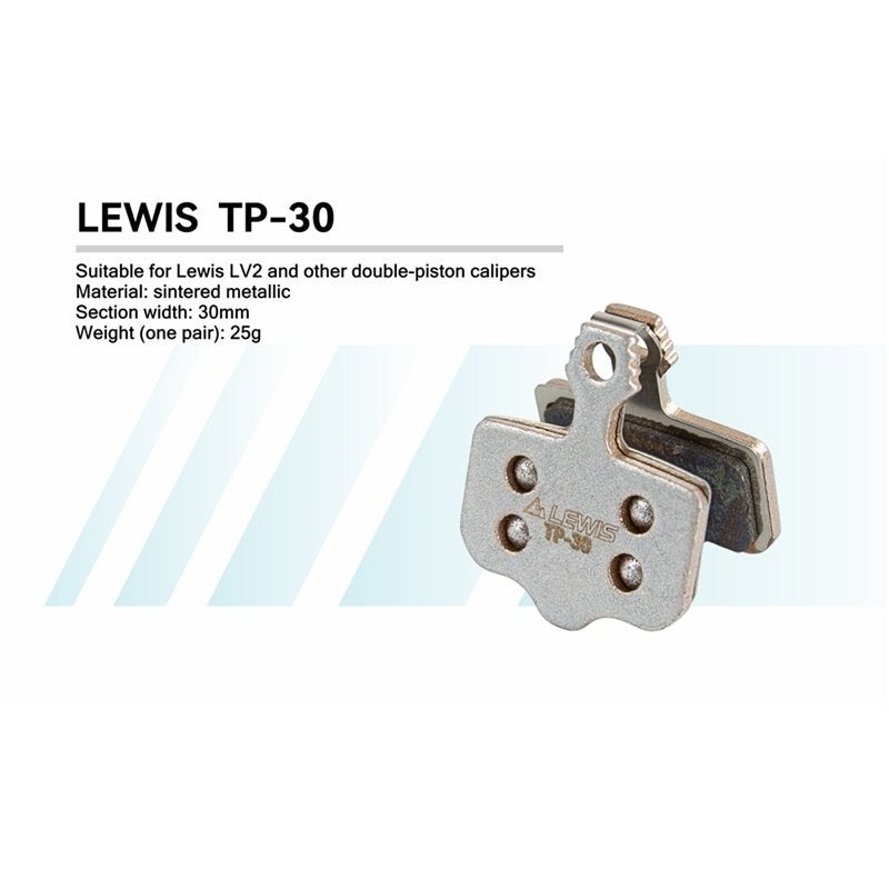 Lewis TP series Sintered Metallic Brake pads For LV2/LV4/LH4/LHT