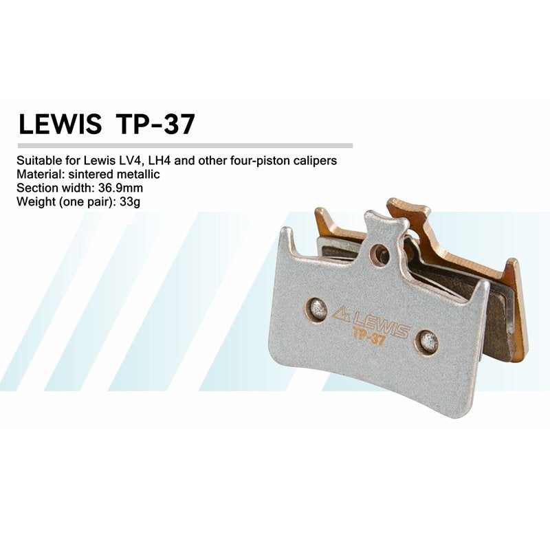 Lewis TP series Sintered Metallic Brake pads For LV2/LV4/LH4/LHT