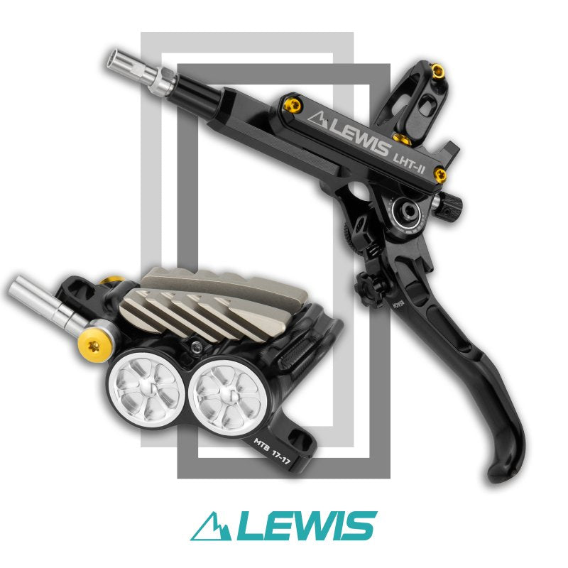 Lewis LHT-II Pistons 4x17mm Titanium Monoblock Caliper