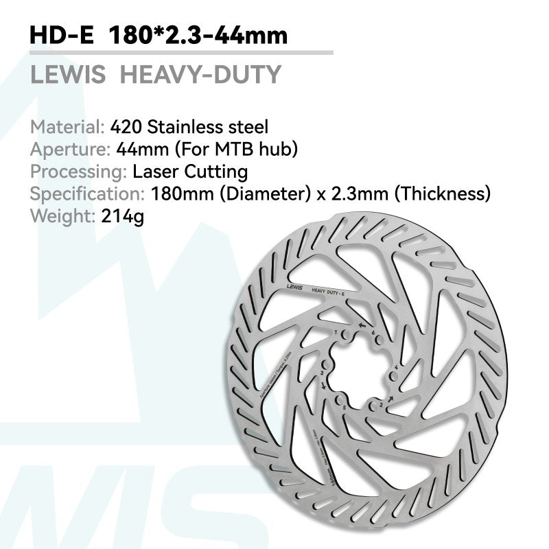 Lewis HD-E Disc Brake Rotor 2.3/3mm Thick for MTB