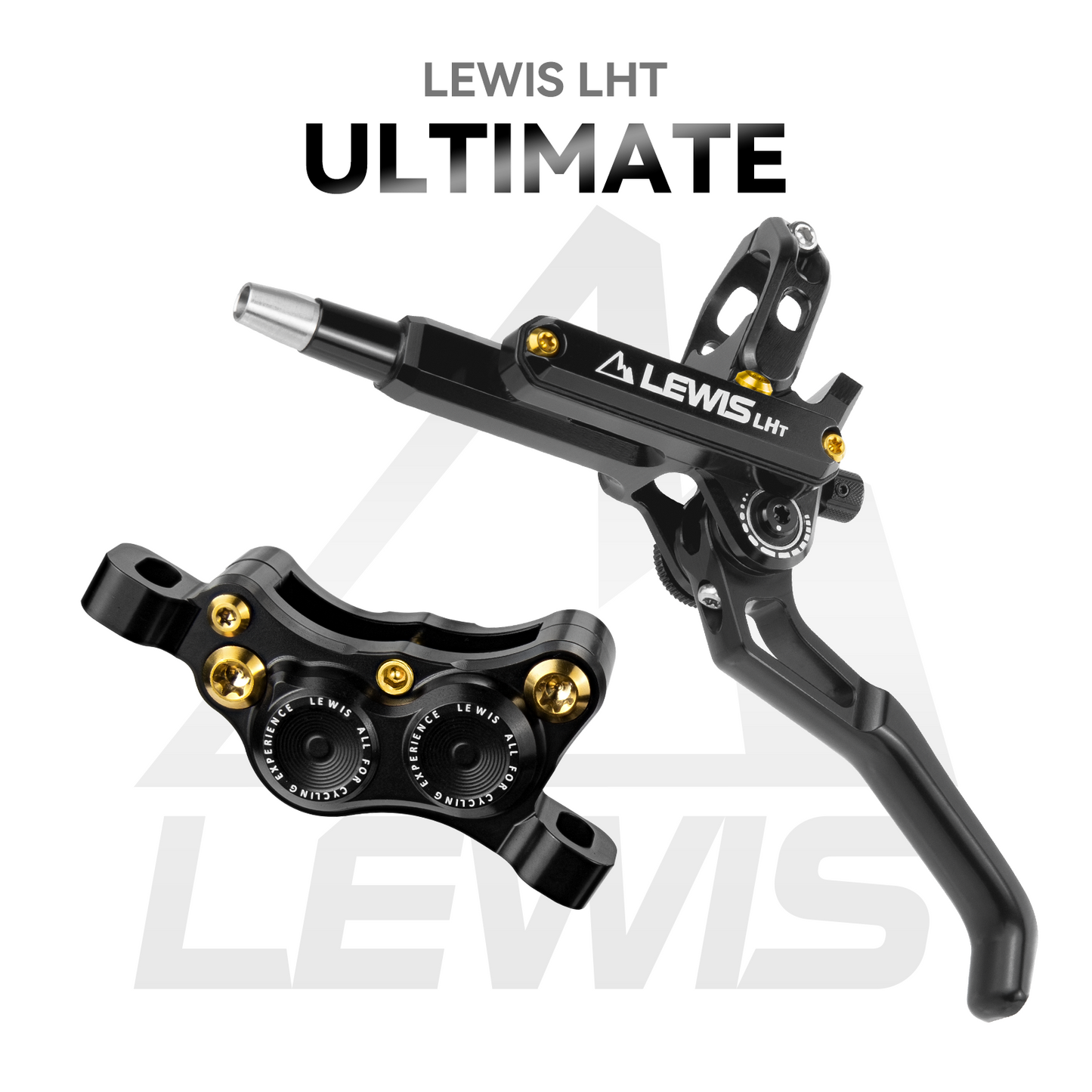 Lewis LHT brake 4x17mm Titanium Pistons Disc Brake