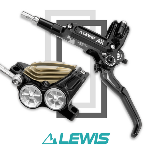 Lewis AX 18+20mm 4 Pistons Brakes Triple Adjustments