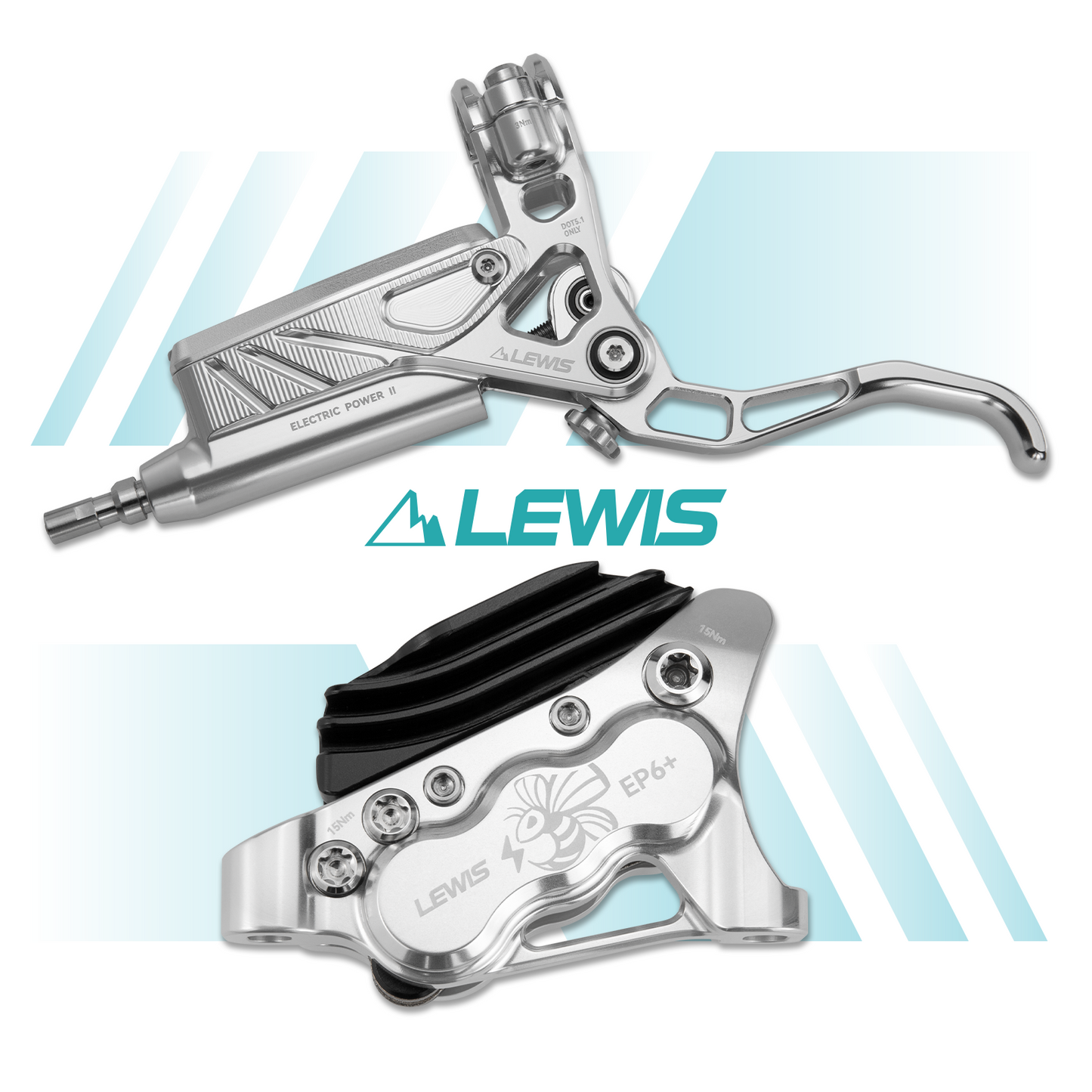 Lewis EP6-II 6 Pistons Disc Brake for EMTB & E-motorcycle